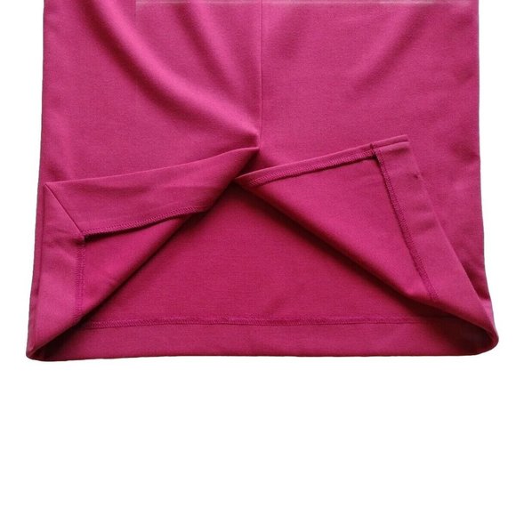 The Limited Skirt Womens 2 Knit Slit Side Zip Pink Stretch - Picture 7 of 12